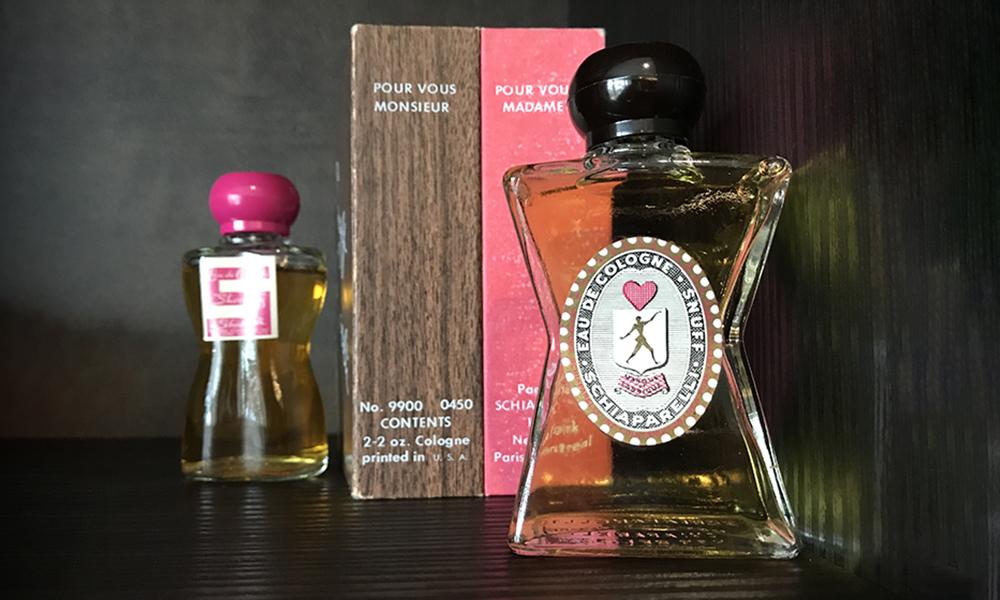 Perfume Bottle on shelf